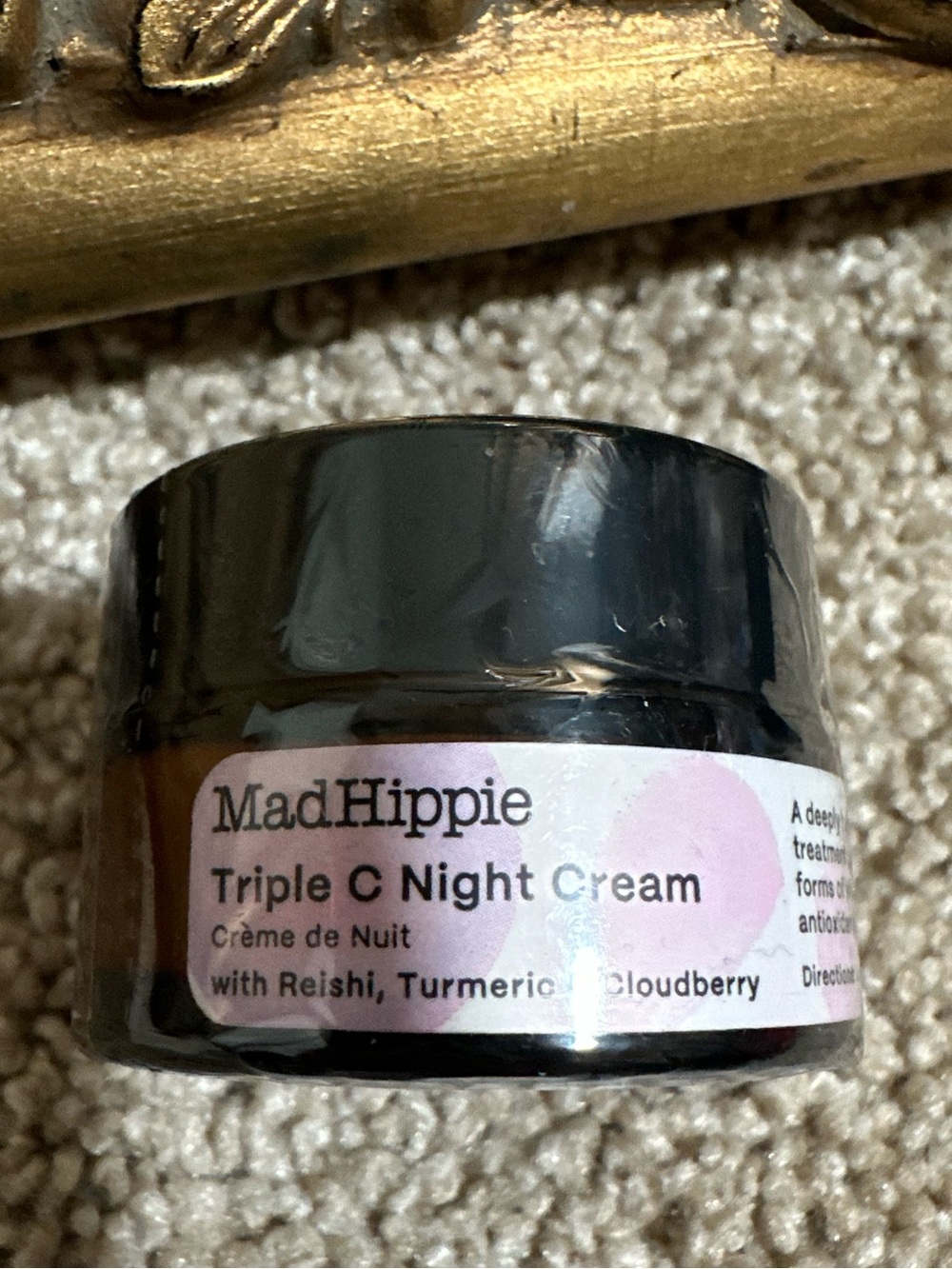 New Mad Hippie Triple C Night Cream Reishi Turmeric Cloudberry 20ml $15